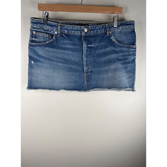EB Denim Jean Mini Skirt XXL NWT - Picture 1 of 2